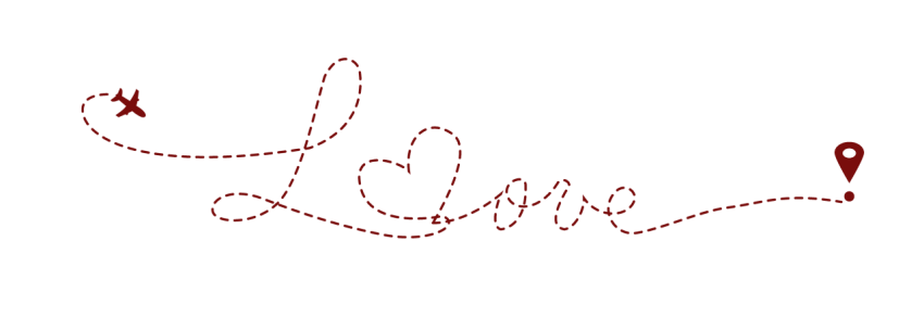 Heart with plane png image download