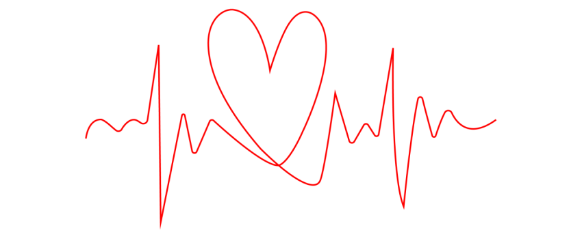 Ecg with heart png images free download