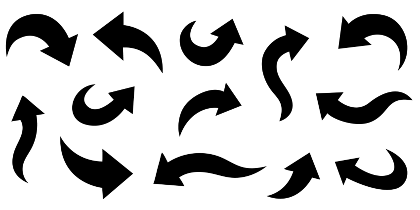 Black arrow png transparent background