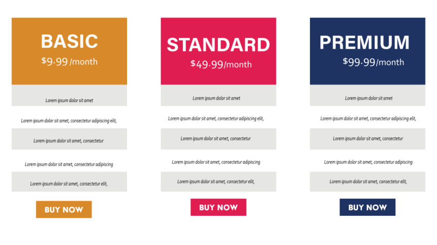 Free Price Table PNG Image Download