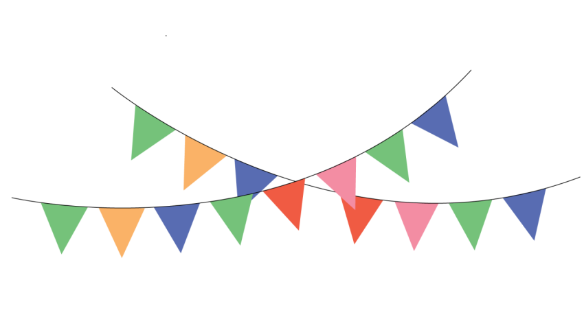 Happy Birthday Bunting PNG