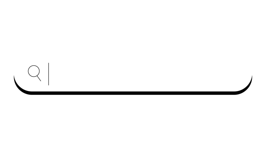 White Search Bar PNG