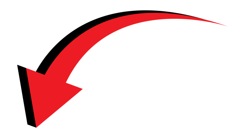 Red Left Arrow PNG Free Download