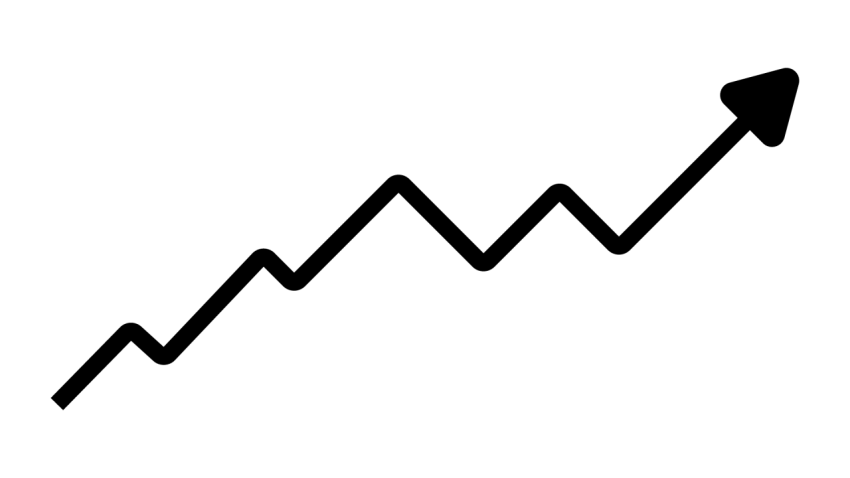 Zig zag black arrow png download