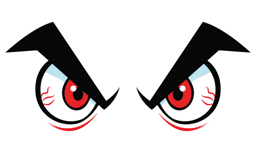 Evil Red Eyes PNG Free Download