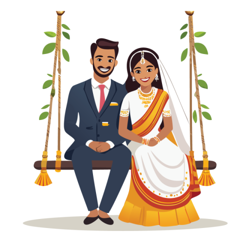 Indian couple png images