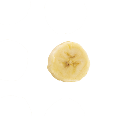 Banana slice png transparent