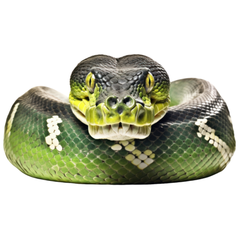 Green snake png