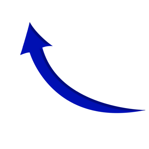 Blue arrow png transparent