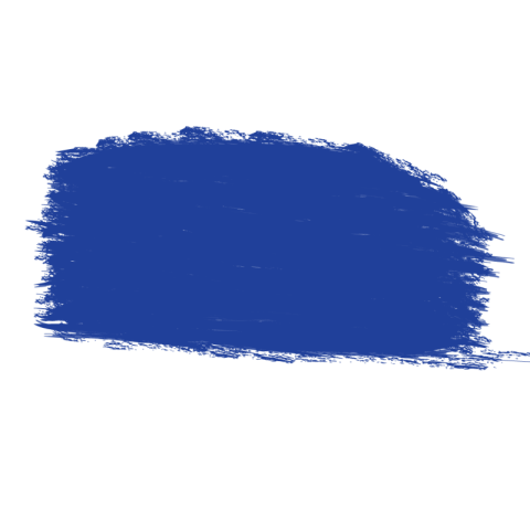 Blue brush paint png transparent