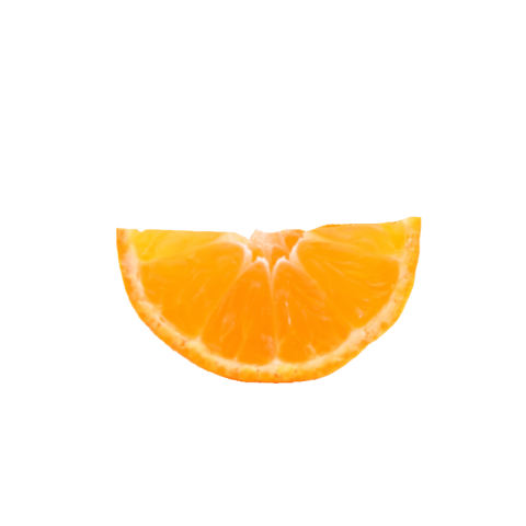 Mandarin slice png transparent