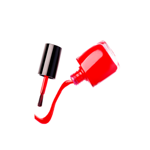 Red nail polish png image download