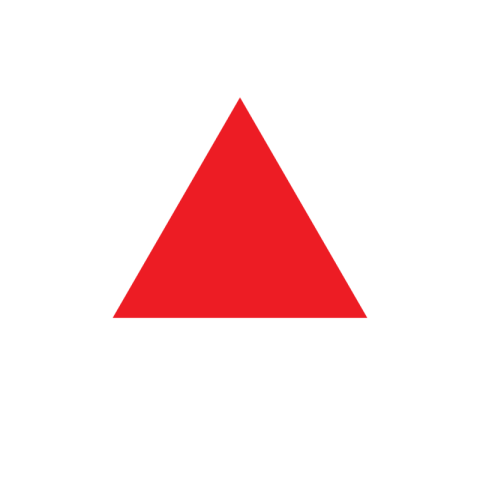 Red triangle png transparent