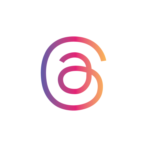 Threads logo png transparent