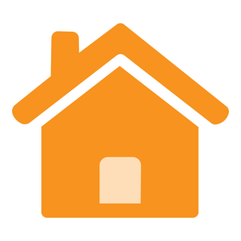 Yellow home icon png
