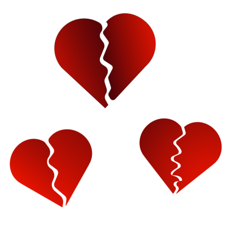 Broken Heart Transparent Image