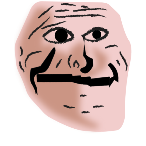 Troll face png image