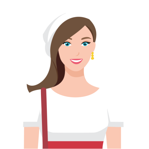 Female vector png