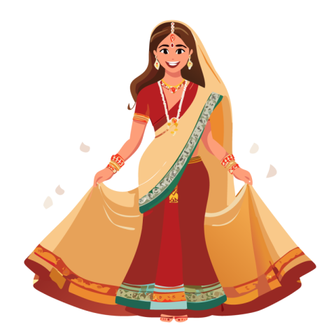 Indian culture women dress