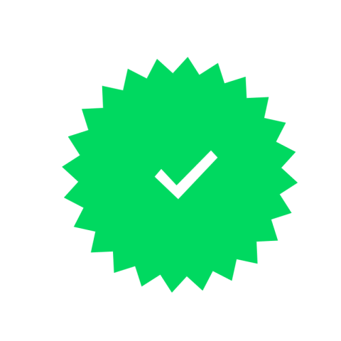 Whatsapp verified profile badge