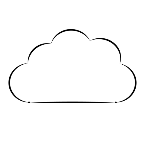 Cloud Outline png