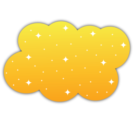 Yellow Cloud Png