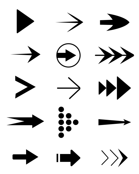 Arrows icon png transparent images