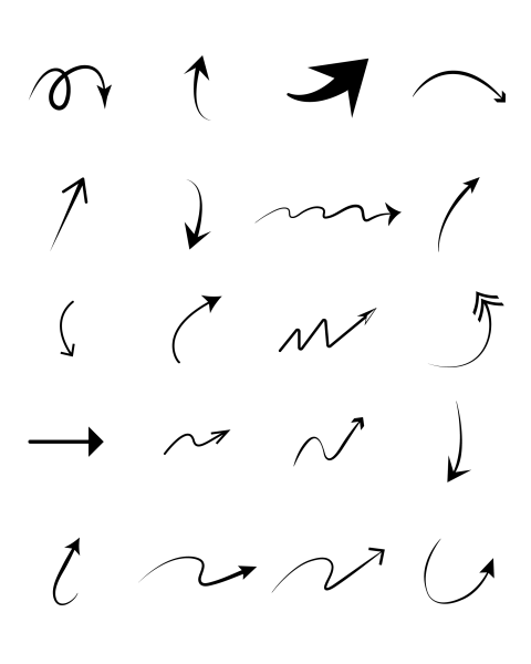 Arrow set png transparent image free download