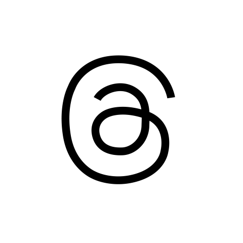 Threads logo png transparent