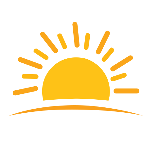 Cartoon sun png transparent