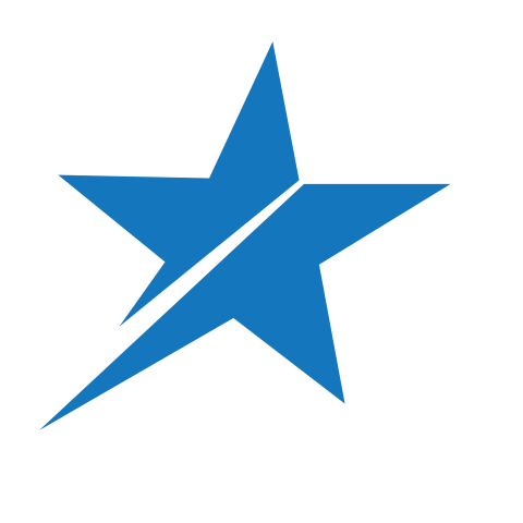 Blue star logo png download