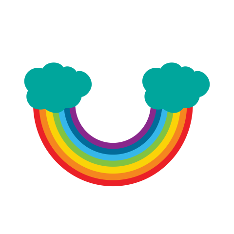 Rainbow png transparent background