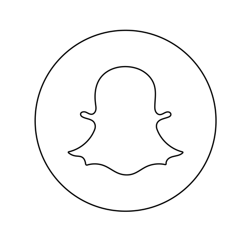 Snapchat logo png free download black and white