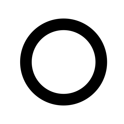 Black circle transparent background