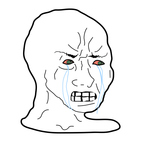 Crying wojak png transparent background images