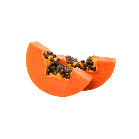 Papaya slice png image free download