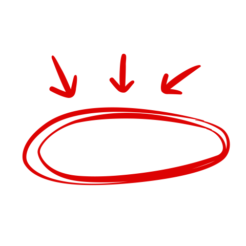 Red circle with arrow meme png