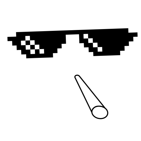 Boss meme glasses transparent background download