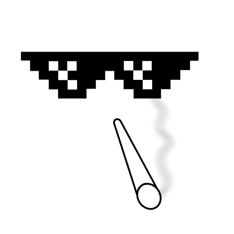 Meme black goggles png transparent free download