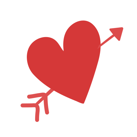Arrow through heart png