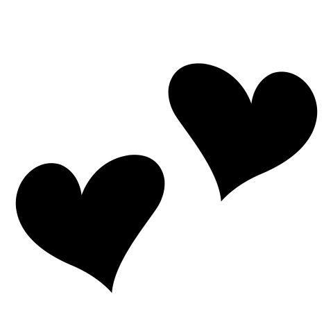 Png black heart png