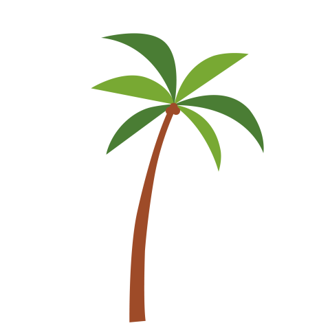 Palm tree clipart transparent background