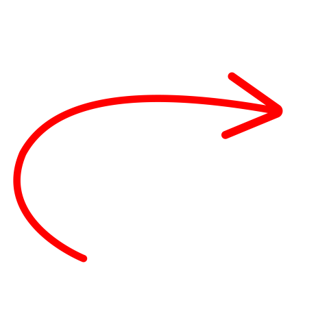 Curved arrow png transparent background