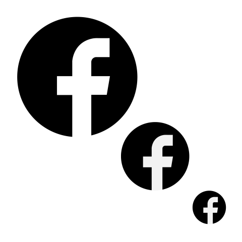 Facebook black png logo download