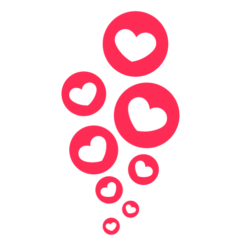 Love reaction image png free download