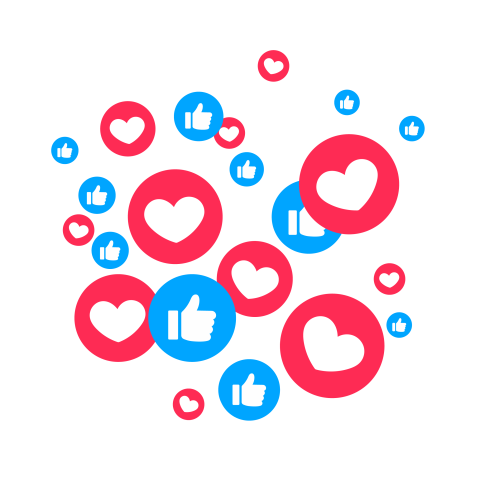 Facebook like reaction png download