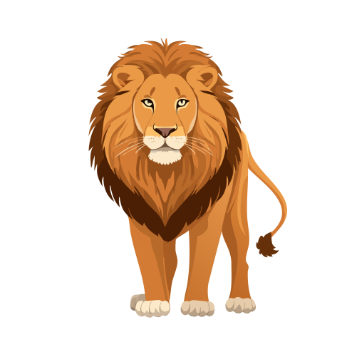 Lion vector png free download