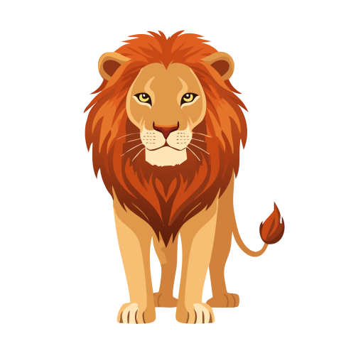 Lion vector images png download