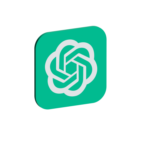 Openai 3d logo png image download