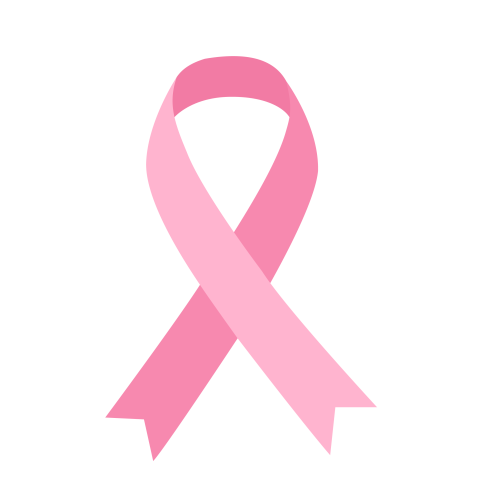 Ribbon breast cancer logo